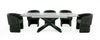 Modrest Adler - Modern Black Glass Extendable 63"/94.5" Dining Table