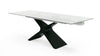 Modrest Adler - Modern Black Glass Extendable 63"/94.5" Dining Table