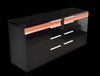 Portofino Adjustable Leatherette Bed With Built In Nightstands Model VGWCPORTOFINO
