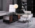 Alaska Modern Wood Veneer With Glass Top Office Desk Model VGWCALASKA-OFF