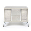 Nova Domus Alexa Italian Modern Grey Nightstand