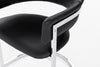 Modrest Allie Contemporary Black Leatherette Dining Chair