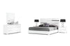 California King Modrest Ancona Italian Modern White Bedroom Set