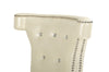 A&X Beatrice White Leather Dining Chair