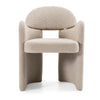 Modrest Ashley Modern Beige Fabric & Brushed Brass Dining Chair Model VGVCB2402-BGE