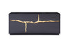 Modrest Aspen - Modern High Gloss Black & Gold Buffet