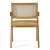 Modrest Aurora Modern Light Rattan And Natural Ash Dining Arm Chair Model VGCS-ACH-21026