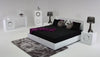 A&X Ovidius - Modern White Crocodile Lacquer Bed