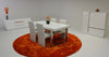 Skyline Modern Extend-able White Dining Table