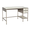 Beldon Antique Nickel Finish and Natural Marble Desk Model AZ009