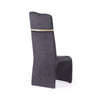 Modrest Sapphire Modern Black & Gold Dining Chair (Set of 2)