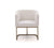 Modrest Yukon Modern White Fabric And Antique Brass Dining Chair Model VGVCB8362-WHTBRS