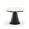 Modrest Barela - Modern Black and White Ceramic Extendable 35.5"/53" Dining Table