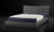 Modrest Barista - Queen Italian Modern Dark Blue Upholstered Bed