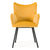 Modrest Barrett Modern Yellow Velvet Dining Chair Model VGYFDC1040-YEL-DC
