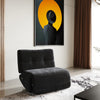Divani Casa Basil Modern Dark Grey Fabric Large Electric Recliner Chair Model VGSX-22056-RCLNR-LRG-EMBONY