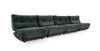 Divani Casa Basil Modern Dark Grey Fabric Large Electric Recliner Chair Model VGSX-22056-RCLNR-LRG-EMBONY