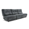 Divani Casa Basil Modern Dark Grey Fabric Small Electric Recliner Chair Model VGSX-22056-RCLNR-SML-EMBONY