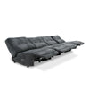 Divani Casa Basil Modern Dark Grey Fabric Small Electric Recliner Chair Model VGSX-22056-RCLNR-SML-EMBONY