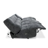 Divani Casa Basil Modern Dark Grey Fabric Small Electric Recliner Chair Model VGSX-22056-RCLNR-SML-EMBONY