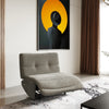 Divani Casa Basil Modern Grey Fabric Large Electric Recliner Chair Model VGSX-22056-RCLNR-LRG-SLATE