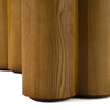 Modrest Bateman - Modern Faux Concrete + Walnut Dining Table