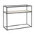 Ramos Gunmetal and White Marble Console TableModel BB003-WHIT