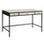 Tisbury Gunmetal Finish and White Marble Desk Model BB023