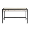 Tisbury Gunmetal Finish and White Marble Desk Model BB023