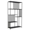 Ramar Black Gunmetal Finish Bookcase Model BB163