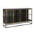 Stein Gunmetal with Antique Brass Finish Sideboard Model BB164