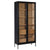 Eddington Matte Black and Natural Finish Cabinet Model BB205