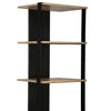 Arnuar Black and Natural Finish Bookcase Model BB275