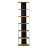 Arnuar Black and Natural Finish Bookcase Model BB275