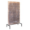 Wooden Bleached Panel With Iron StandModel BC057