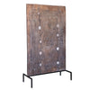 Wooden Bleached Panel With Iron StandModel BC059