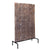 Wooden Bleached Panel With Iron StandModel BC060