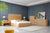 Eastern King Modrest Gavin - Modern Natural Ash + Rattan Bedroom Set