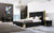Eastern King Modrest Token Modern Black & Gold Bedroom Set