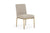 Modrest Beasley Modern Beige Linen & Brass Dining Chair Model VGMY-3756-BGE