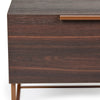 Nova Domus Benzon Italian Modern Dark Rovere Nightstand