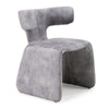 Modrest Bergman Modern Grey Blue Velvet Dining Chair Model VGEU-MC-7513CH-GRY