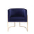Modrest Betsy Modern Navy Blue Velvet & Gold Kids Chair Model VGZAS011-NVY-KDS-BLU-CH