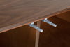 Modrest Weylyn Mid-Century Charcoal Grey & Walnut Buffet