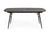 Modrest Billy Modern Black Oak & Gold Extendable Dining Table Model VGDWJ3498