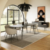 Modrest Billy Modern Black Oak & Gold Extendable Dining Table