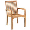 Ashdown Natural Finish Outdoor Arm Chair Model BJ002