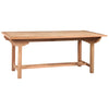 Artest Natural Finish Outdoor Dining Table Model BJ014