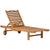 Andy Natural Finish Outdoor ChaiseModel BJ019