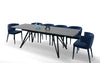 Modrest Bobby - Modern Black Ceramic Extendable Dining Table